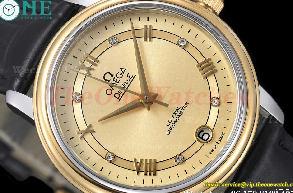 LE 32.7mm De Gold YG MY8215 Dial GDF Prestige Ville Ladies 0224